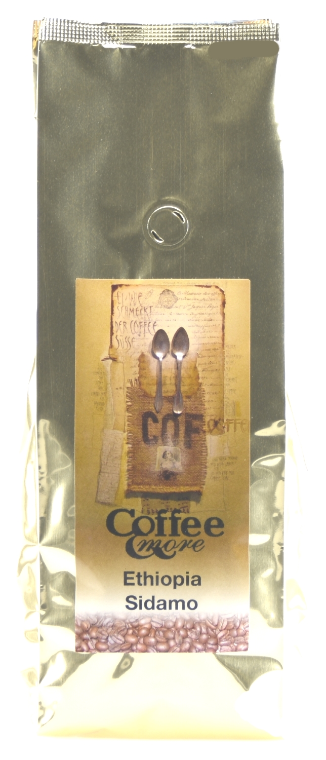 Ethiopia Sidamo, Coffee & More Staufen Bohnen 0,5 kg