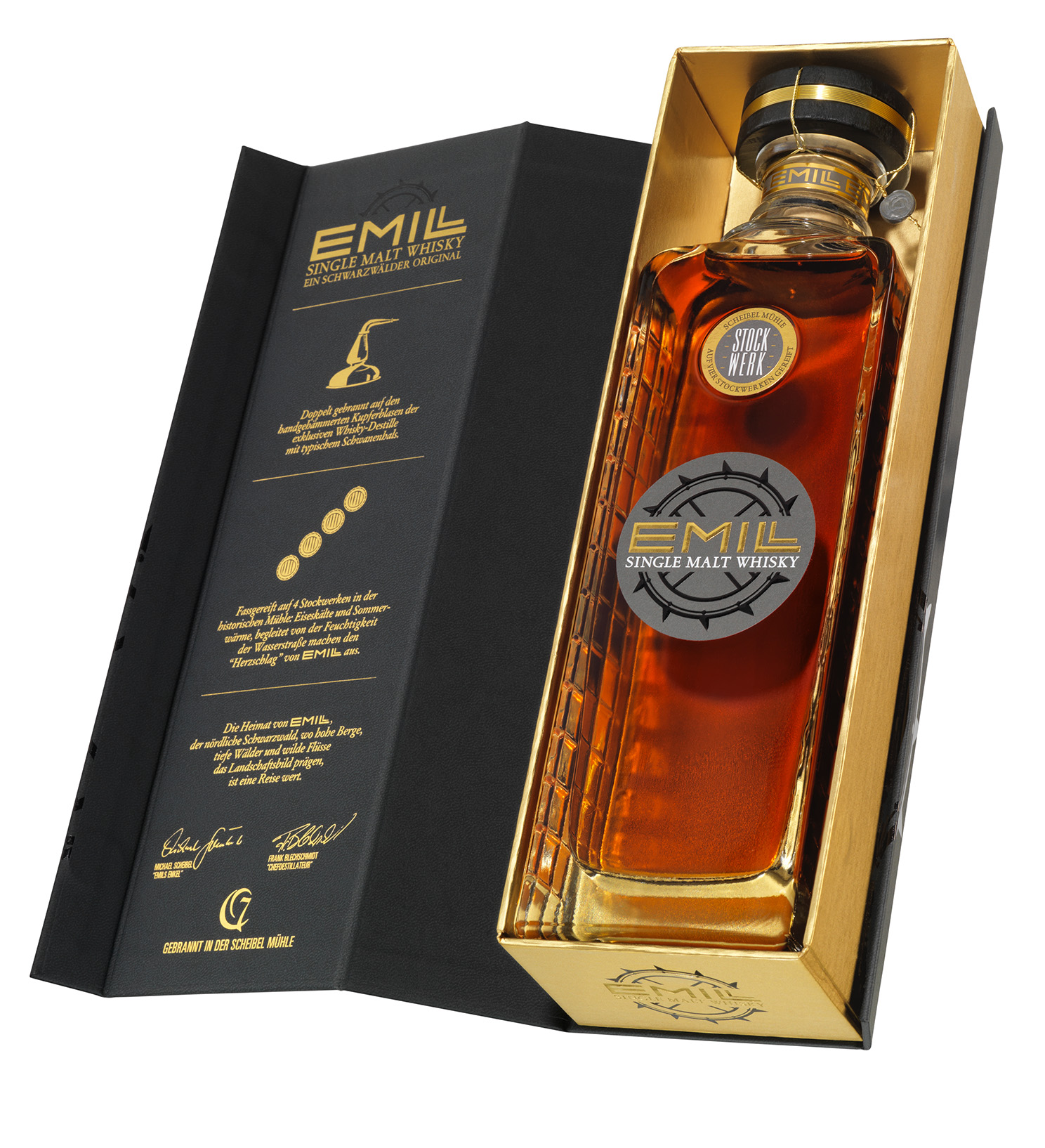 EMILL Stockwerk Single Malt Whisky 46% Vol. mit Geschenkbox 0,7 l